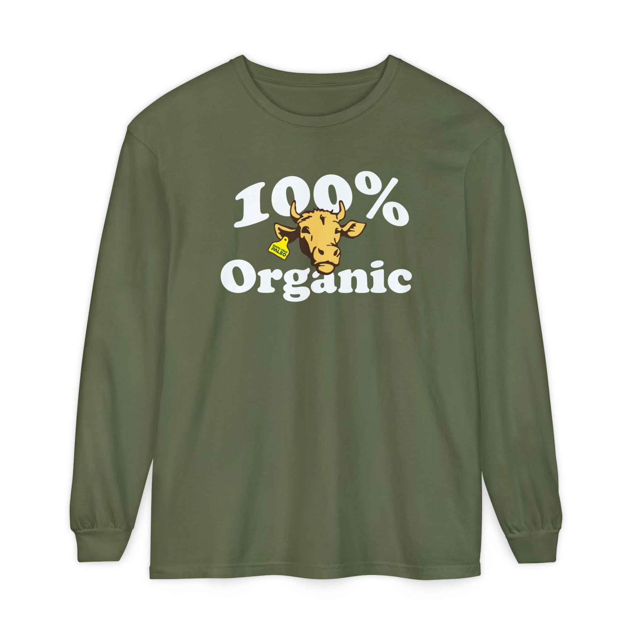 100% Santa Cruz Paleo. Cotton Long Sleeve baggy vibes t-shirt