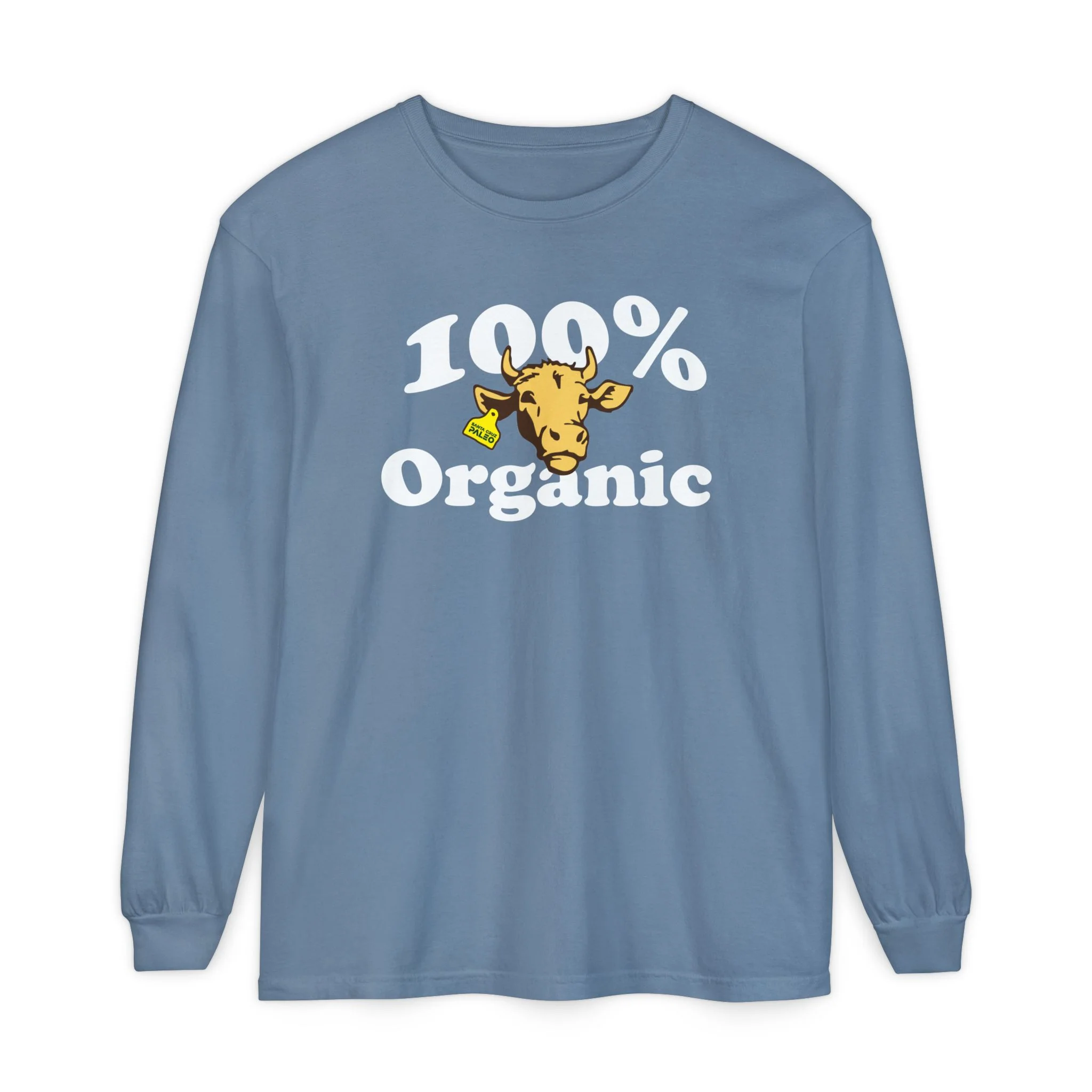 100% Santa Cruz Paleo. Cotton Long Sleeve baggy vibes t-shirt - Image 2