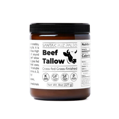 Santa Cruz Paleo Beef Tallow | Grass-Fed | Grass-Finished | Cooking | Skin Care - Image 8