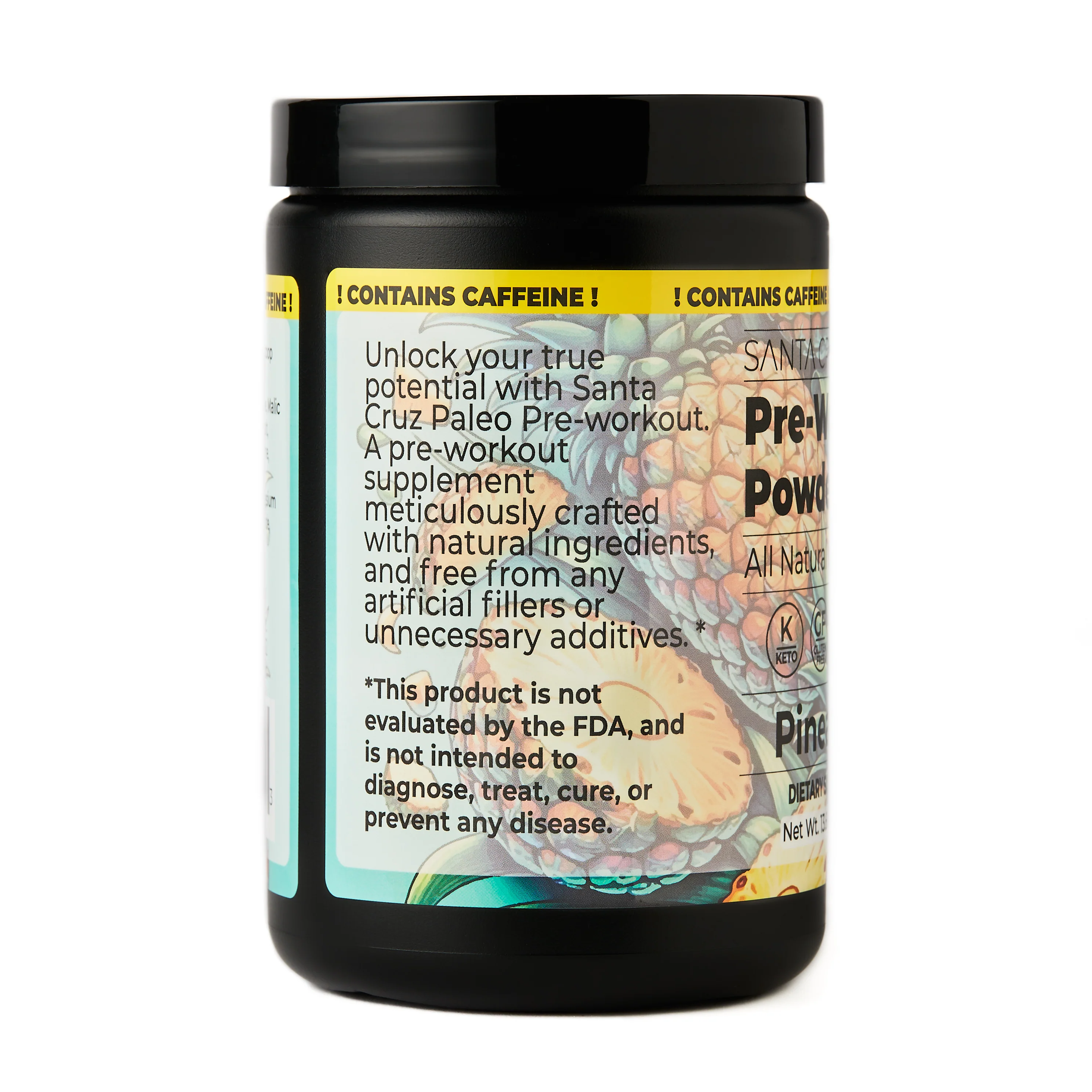 CAFFEINATED Pineapple Pre-Workout Powder - Image 2