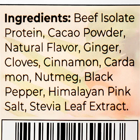 Horchata Beef Isolate Protein Bag - Image 4