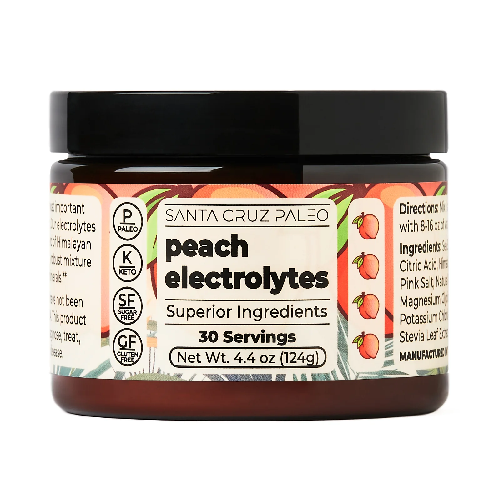 Santa Cruz Paleo Electrolyte Tub | All-Natural | Sodium Potassium Magnesium | Flavors | Hydration - Image 13