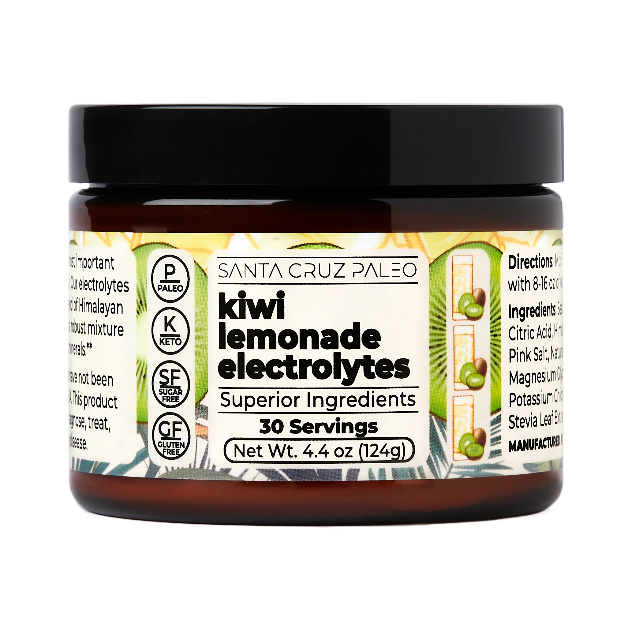 Santa Cruz Paleo Electrolyte Tub | All-Natural | Sodium Potassium Magnesium | Flavors | Hydration - Image 18