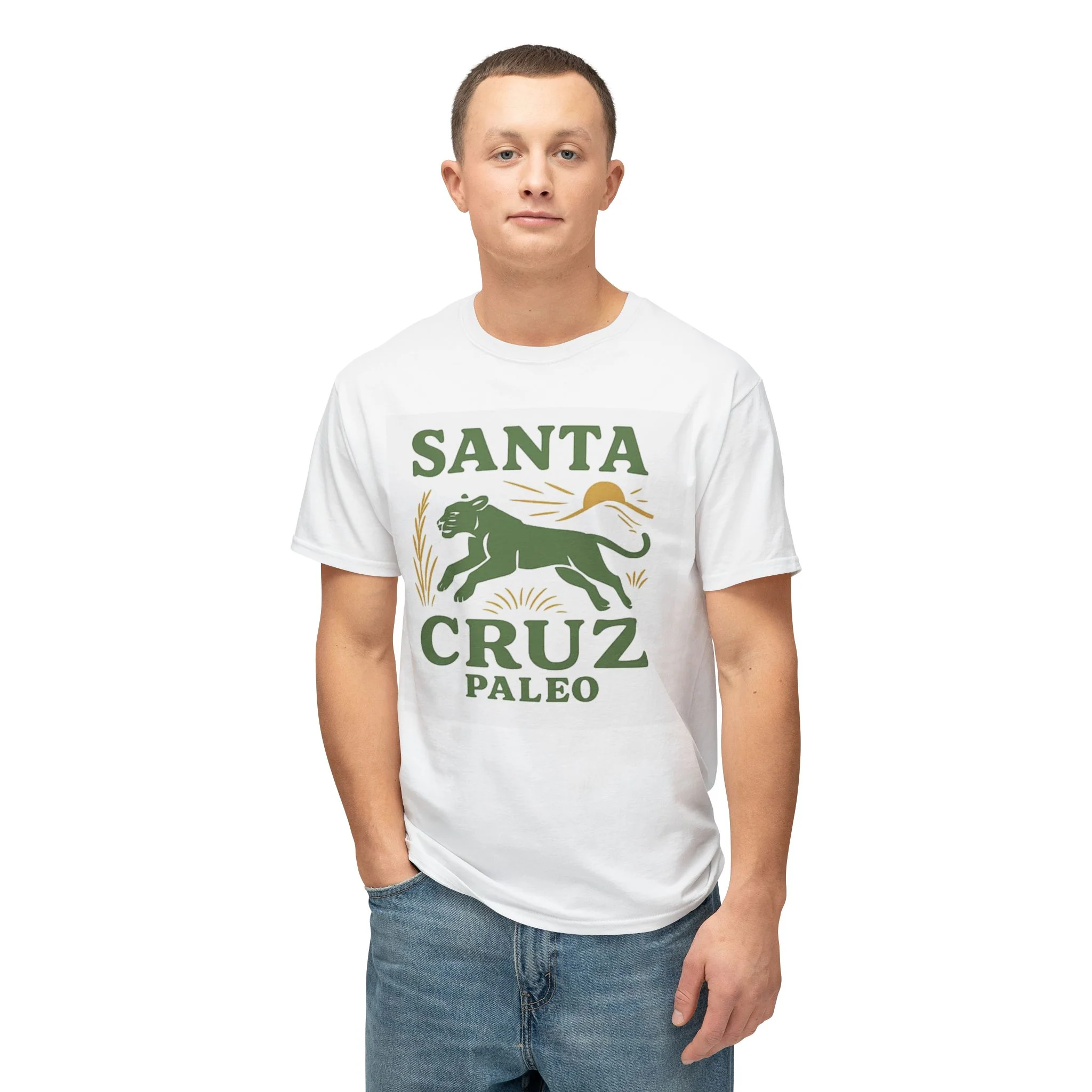 Santa Cruz Paleo Cotton Mountain Lion T Shirt - Image 3
